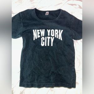 AMERICAN APPAREL NEW YORK CITY BABY TEE